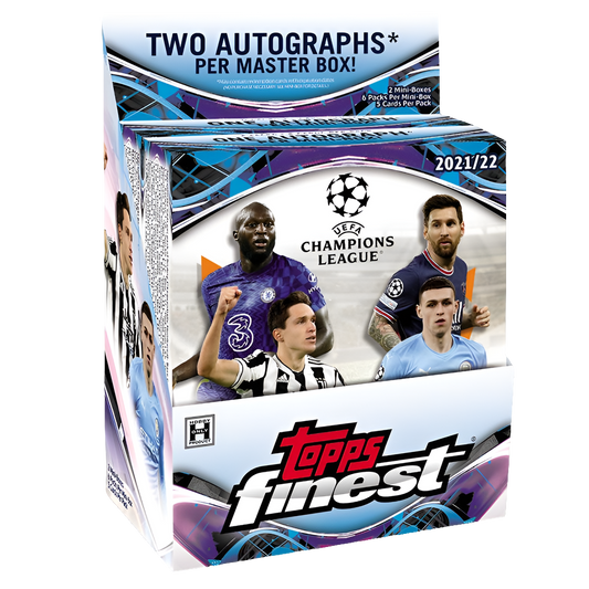 1x Mini Box ! 2021-22 TOPPS Finest UEFA Champions League Soccer Hobby Box